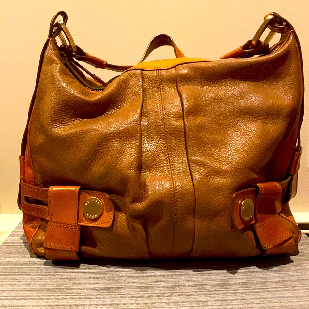 Michael Kors Cognac Leather Handbag